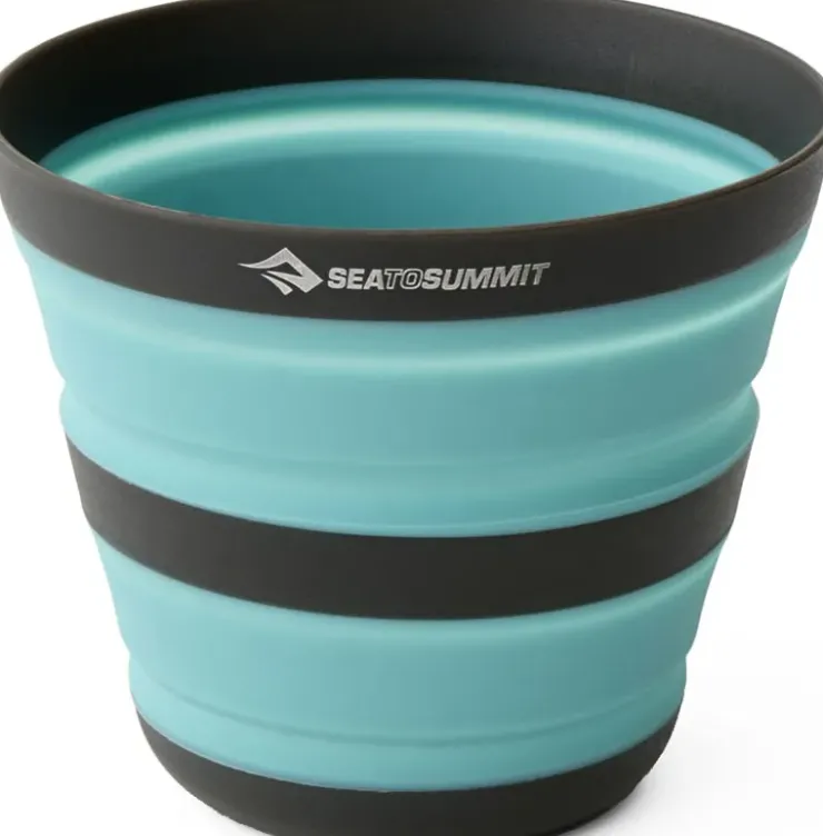 Plates, Bowls, Cups & Utensils-Sea To Summit Frontier UL Collapsible Cup - Aqua Sea Blue