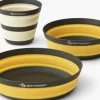 Plates, Bowls, Cups & Utensils-Sea To Summit Frontier UL Collapsible Dinnerware Set - 1P 3 Piece