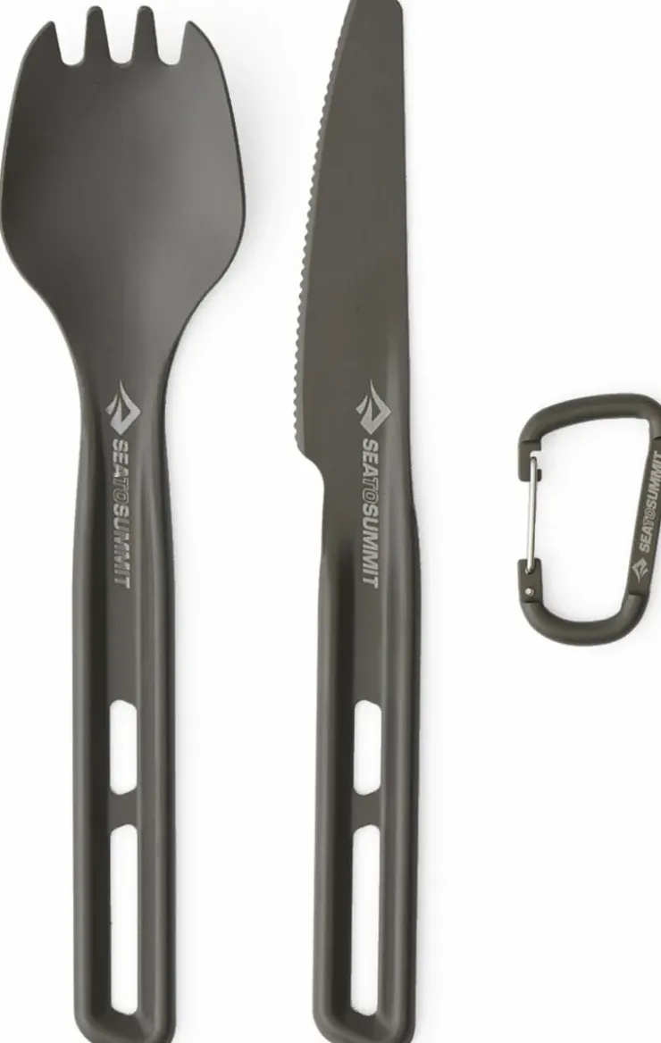 Plates, Bowls, Cups & Utensils-Sea To Summit Frontier UL Cutlery Set - 2 Piece Spork and Knife
