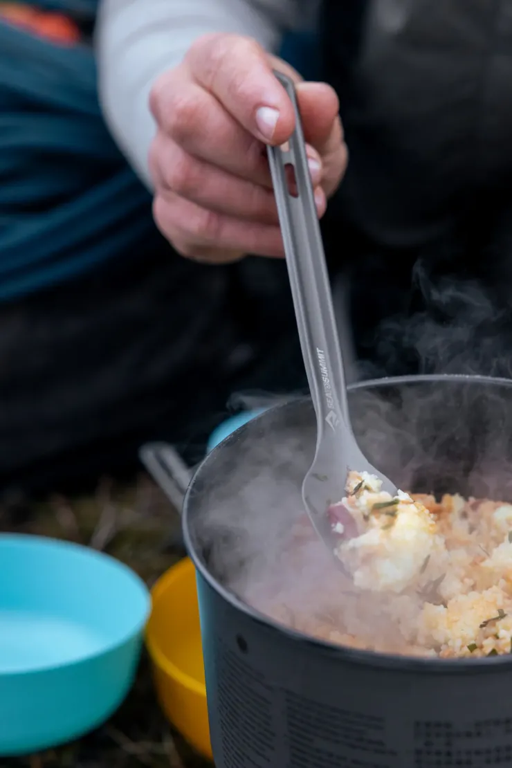 Plates, Bowls, Cups & Utensils-Sea To Summit Frontier UL Long Handle Spoon