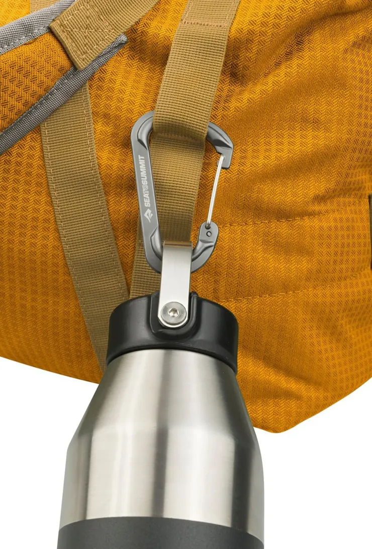Buckles & Straps-Sea To Summit Large Accessory Carabiners - 2pcs - Grey