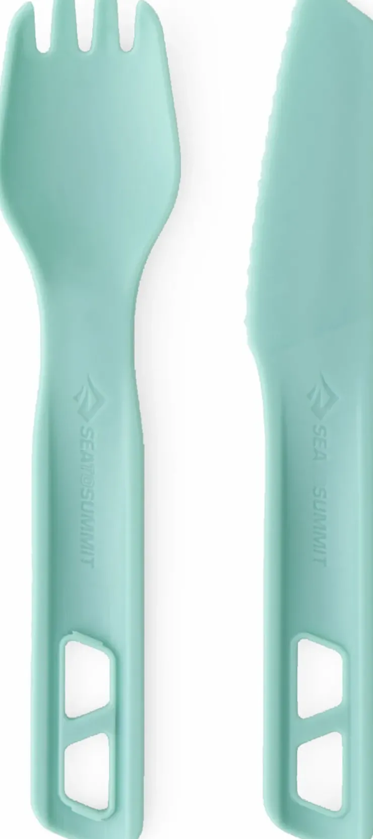Plates, Bowls, Cups & Utensils-Sea To Summit Passage Cutlery Set - 2 Piece - Aqua Sea