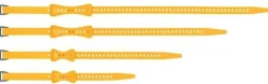 Buckles & Straps-Sea To Summit Stretch-Loc Set - All Sizes x 20mm - 4 Pack - Yellow