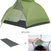 Backpacking & Lightweight Tents-Sea To Summit Telos TR3 PLUS Tent Package - Green