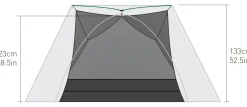 Backpacking & Lightweight Tents-Sea To Summit Telos TR3 PLUS Tent Package - Green