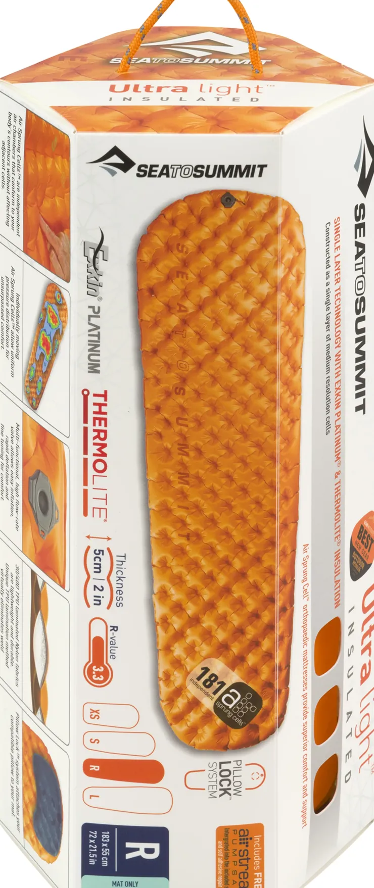 Backpacking & Lightweight Sleeping Mats-Sea To Summit UltraLight Mat - Regular