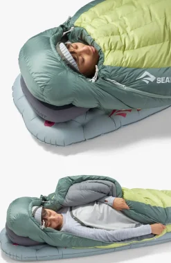 Backpacking & Lightweight Sleeping Bags-Sea To Summit Womens Ascent -1C Down Sleeping Bag - Long