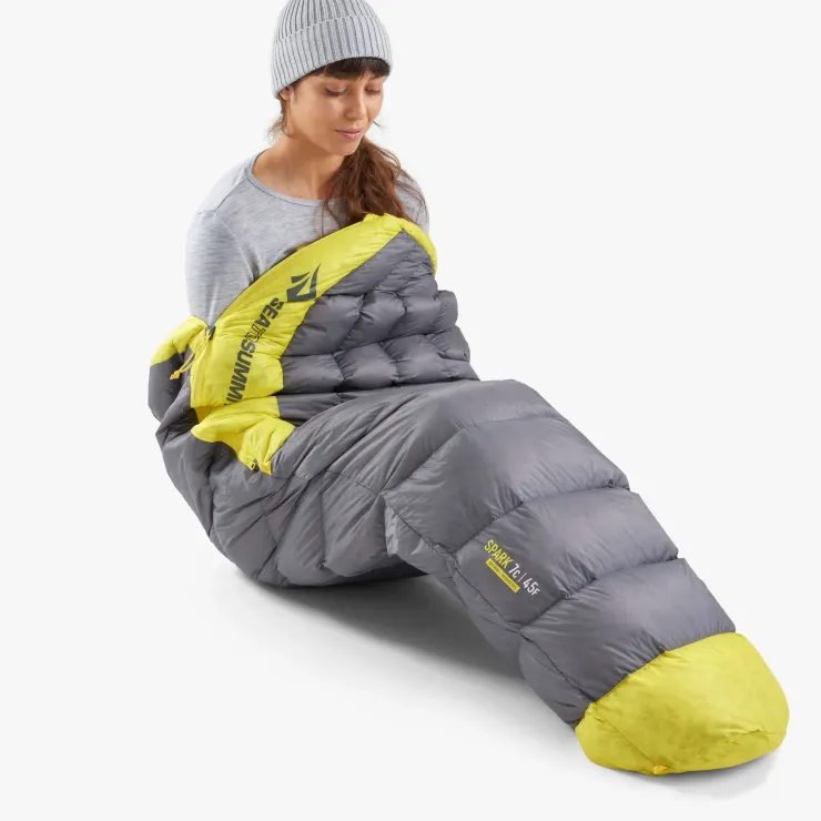 Backpacking & Lightweight Sleeping Bags-Sea To Summit Womens Spark 7C Down Sleeping Bag - Long