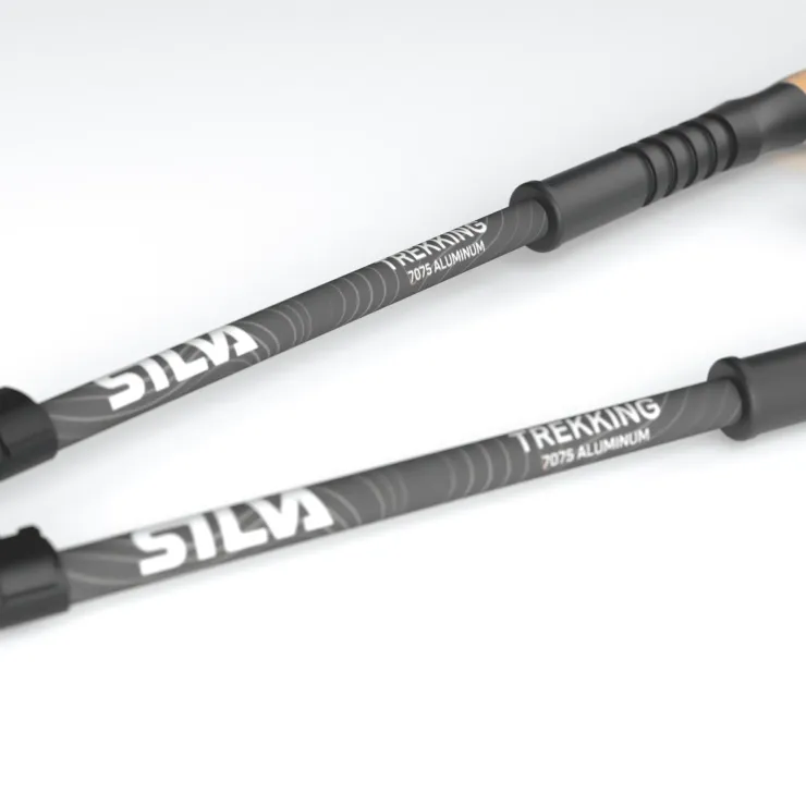 Walking Poles-Silva Trekking Poles Aluminium Cork