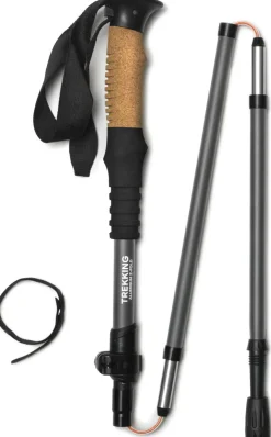 Walking Poles-Silva Trekking Poles Aluminum Z-fold - Grey