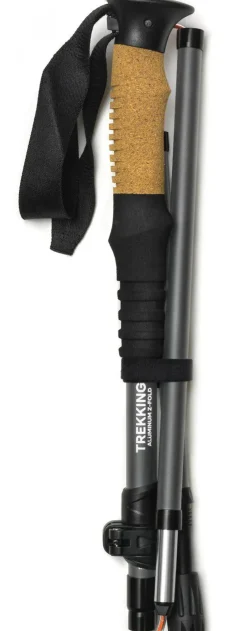 Walking Poles-Silva Trekking Poles Aluminum Z-fold - Grey