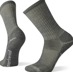 Socks|Socks-Smartwool Mens Classic Hike Light Cushion Crew Socks - Light Gray