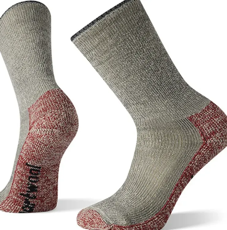 Socks|Socks-Smartwool Mens Classic Mountaineering Maximum Cushion Crew Socks - Charcoal