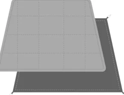 Footprints & Floors-Snowpeak Snow Peak Entry 2 room Elfield Mat and Sheet Set