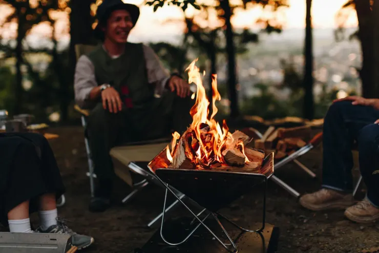 Family & Group Stoves-Snowpeak Snow Peak Pack and Carry Fireplace - L