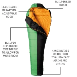 Backpacking & Lightweight Sleeping Bags-Snugpak Softie Expansion 5 Sleeping Bag - Regular