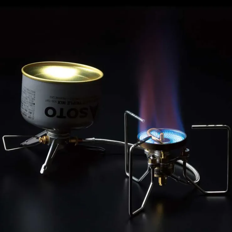 Lightweight Stoves-Soto StormBreaker and 700ml Fuel Bottle