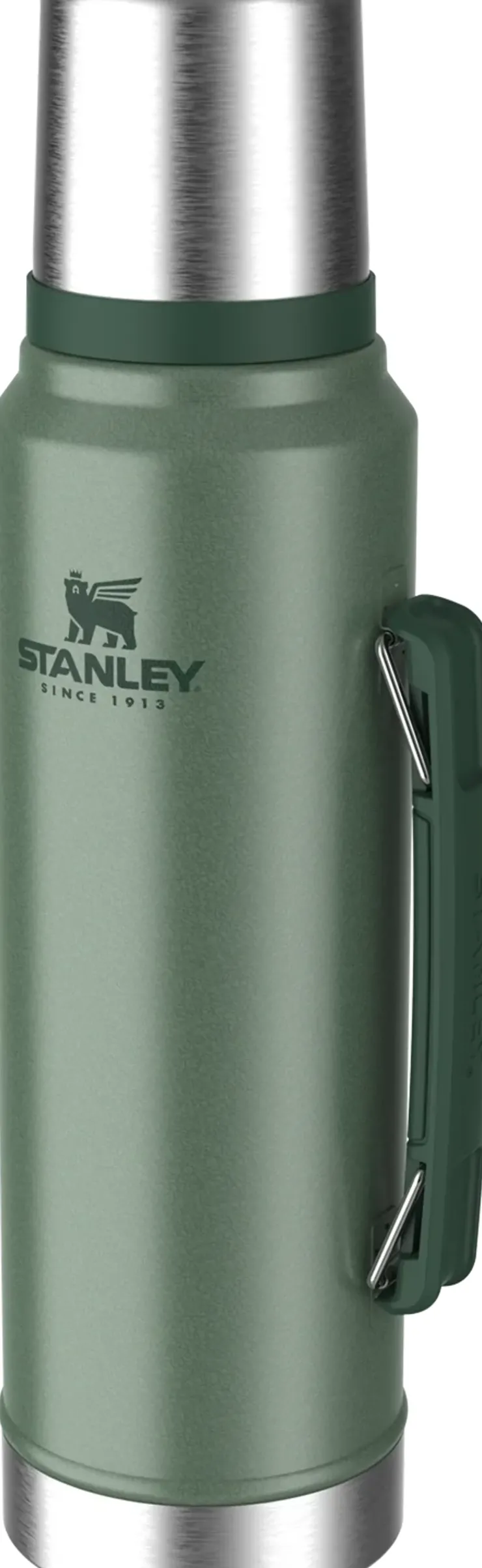 Coffee Mugs & Flasks-Stanley Legendary Classic Bottle - 1.0L - Hammertone Green