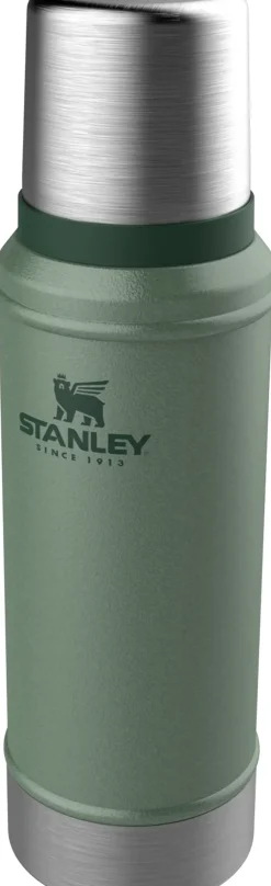 Coffee Mugs & Flasks-Stanley Legendary Classic Bottle - 0.75L - Hammertone Green