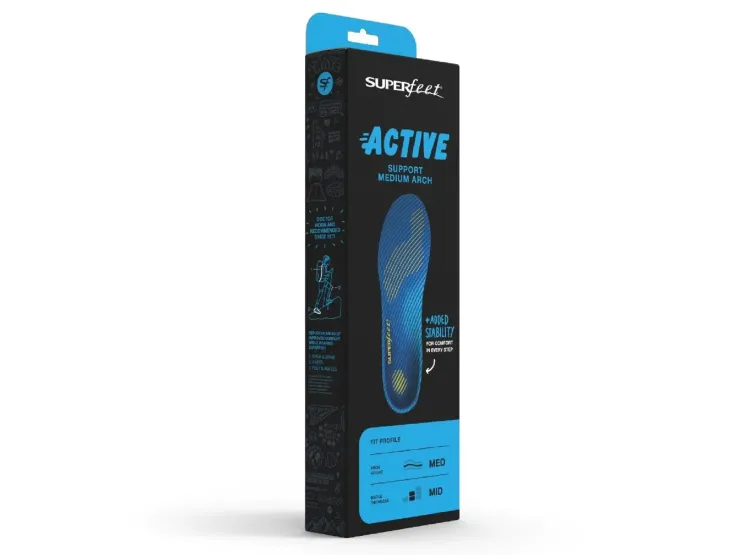 Footbeds & Insoles-Superfeet Active Support Medium Arch Insoles