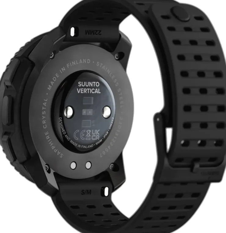 Wearable Tech-Suunto Solar Vertical Sports Watch - All Black-Stainless Steel