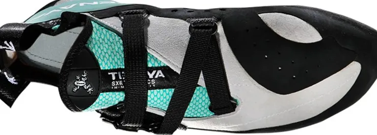 Climbing Shoes|All Round Shoes-Tenaya Oasi LV Climbing Shoes - White-Turquoise