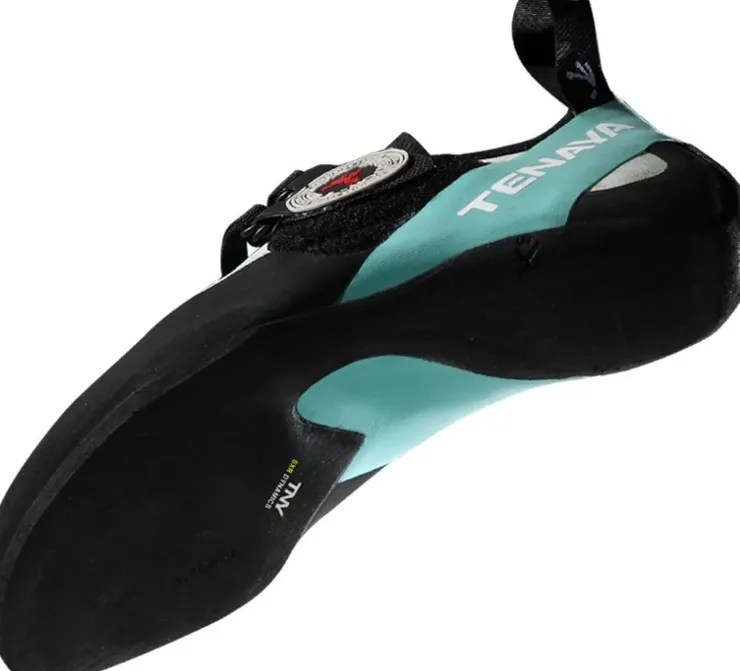 Climbing Shoes|All Round Shoes-Tenaya Oasi LV Climbing Shoes - White-Turquoise