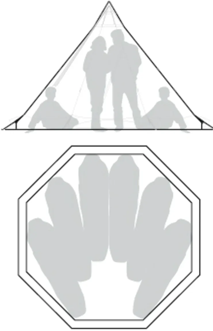 Tipi'S & Bell Tents-Tentipi Onyx 5 CP