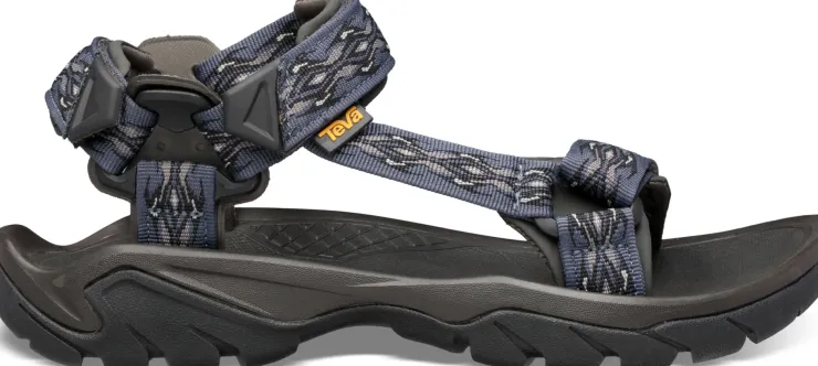 Hiking Shoes & Boots|Sandals-Teva Mens Terra Fi 5 Universal Sandals - Madang Blue