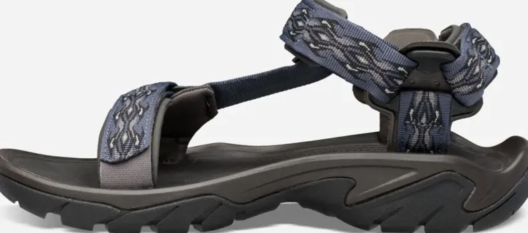 Hiking Shoes & Boots|Sandals-Teva Mens Terra Fi 5 Universal Sandals - Madang Blue