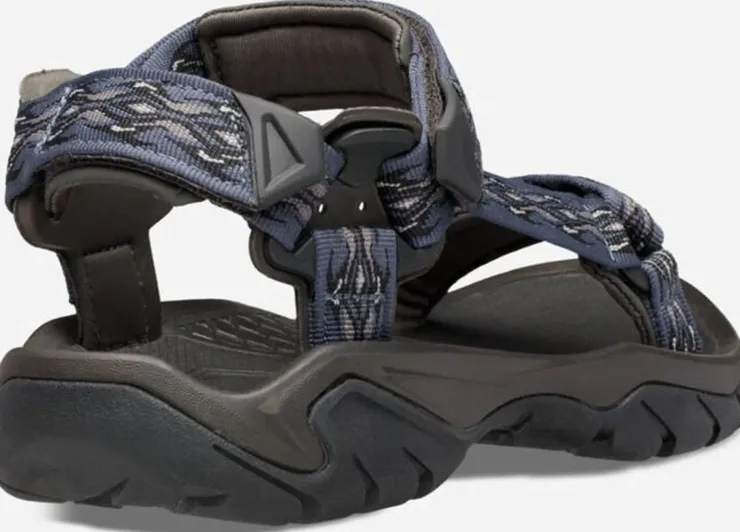 Hiking Shoes & Boots|Sandals-Teva Mens Terra Fi 5 Universal Sandals - Madang Blue
