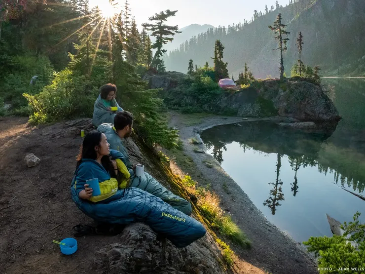 Backpacking & Lightweight Sleeping Bags-Thermarest Therm-a-Rest Saros -6C Sleeping Bag - Regular