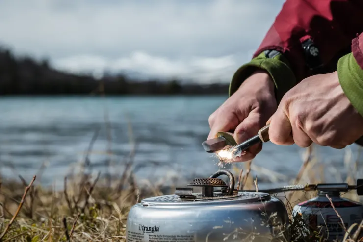 Lightweight Stoves-Trangia 27-1 GB Stove - Alloy Pans with Gas Burner