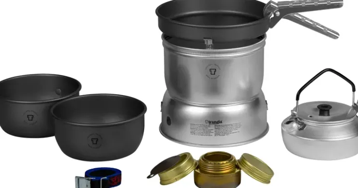 Lightweight Stoves-Trangia 27-8 UL/HA Stove - Hard Anodised Pans with Kettle