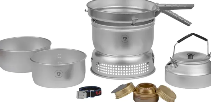 Lightweight Stoves-Trangia 25-2 UL Stove - Alloy Pans with Kettle