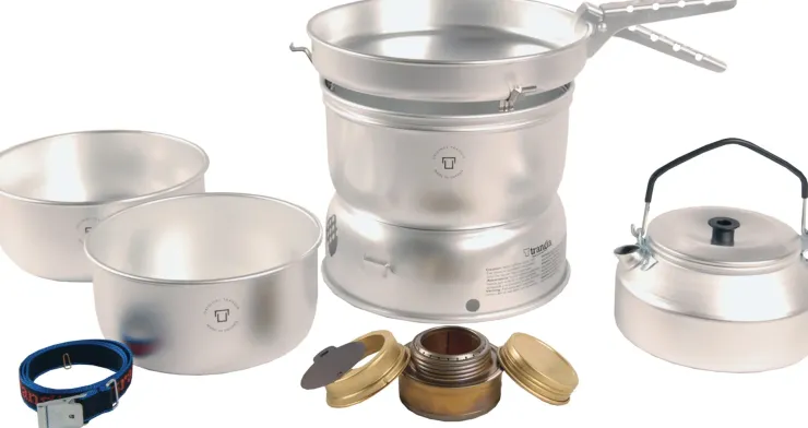 Lightweight Stoves-Trangia 25-2 UL Stove - Alloy Pans with Kettle