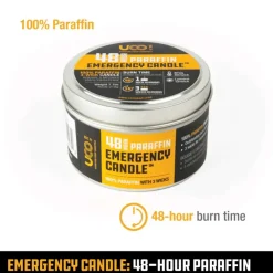 Lights & Lanterns|Lighting-UCO Emergency Candle Lantern Paraffin - 48 Hour