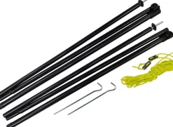 Poles & Tubes-Vango Adjustable Steel King Poles 180 - 220cm