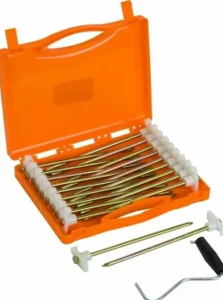Tent Pegs-Vango Groundbreaker Glow Peg Set