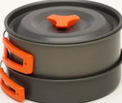 Pots, Pans & Kettles-Vango Hard Anodised 2 Person Cook Kit