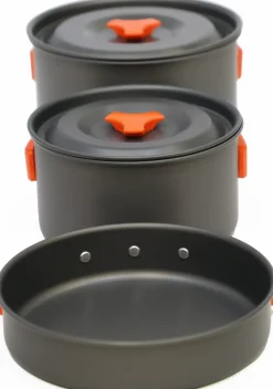 Pots, Pans & Kettles-Vango Hard Anodised 4 Person Cook Kit
