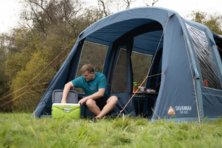 Family & Leisure Tents|Inflatable Tents-Vango Savannah Air 400 Tent Package