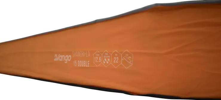 Family & Leisure Camp Beds And Sleeping Mats-Vango Shangri-La II 15 Double Self Inflating Mat