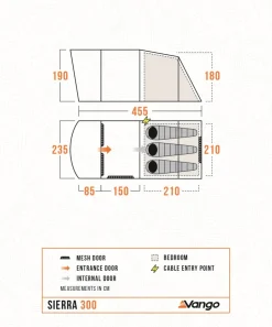 Family & Leisure Tents-Vango Sierra 300 Tent