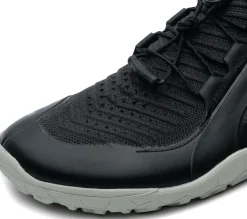 Running Shoes-Vivobarefoot Mens Primus Trail Knit FG Shoes - Obsidian-Sandstone