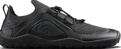 Hiking Shoes & Boots|Running Shoes-Vivobarefoot Mens Primus Trail Knit FG Shoes - Obsidian-Obsidian