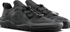 Hiking Shoes & Boots|Running Shoes-Vivobarefoot Mens Primus Trail Knit FG Shoes - Obsidian-Obsidian