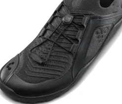 Hiking Shoes & Boots|Running Shoes-Vivobarefoot Mens Primus Trail Knit FG Shoes - Obsidian-Obsidian
