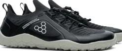Running Shoes-Vivobarefoot Womens Primus Trail Knit FG Shoes - Obsidian-Sandstone