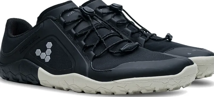 Hiking Shoes & Boots|Walking Shoes-Vivobarefoot Womens Primus Trail III All Weather FG Shoes - Obsidian